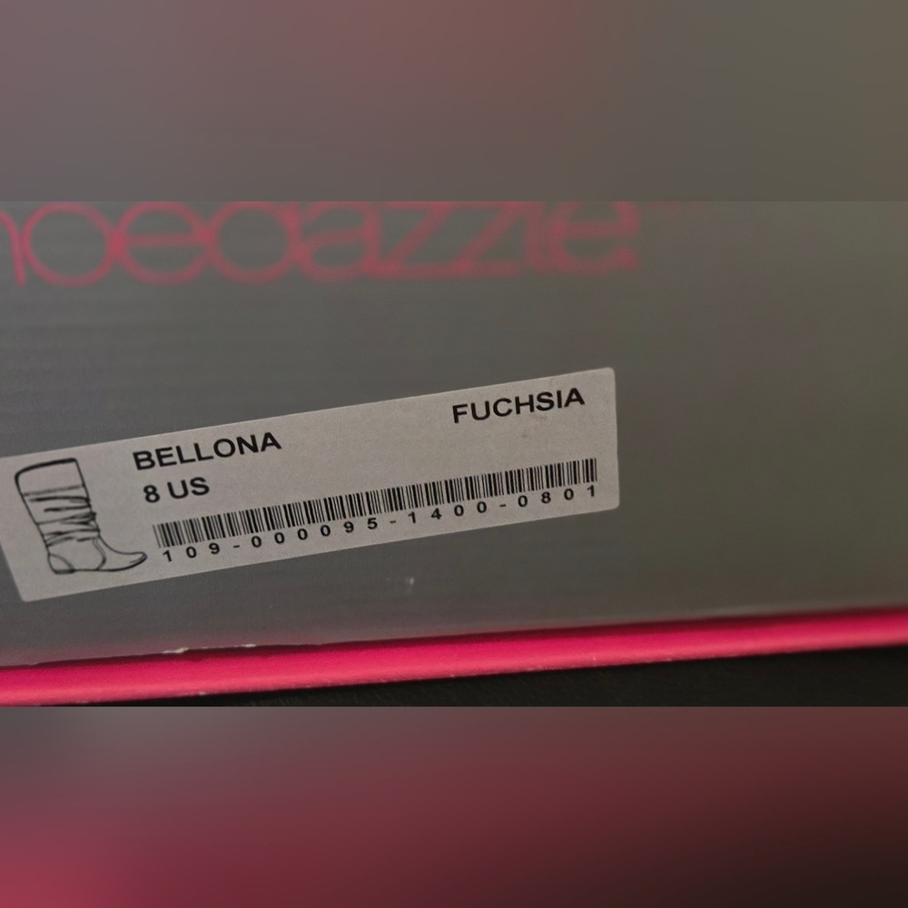 HOST PICK 🎉🎊 Shoe Dazzle NIB women's Pink Suede Boots sz8 - Picture 9 of 12